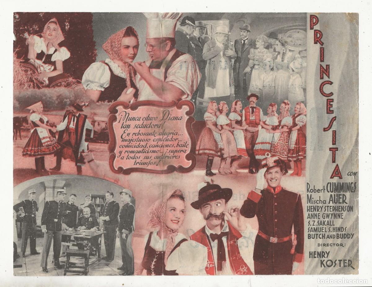 Cine: PRINCESITA - PROGRAMA DOBLE - DIANA DURBIN, ROBERT CUMMINGS - Foto 2