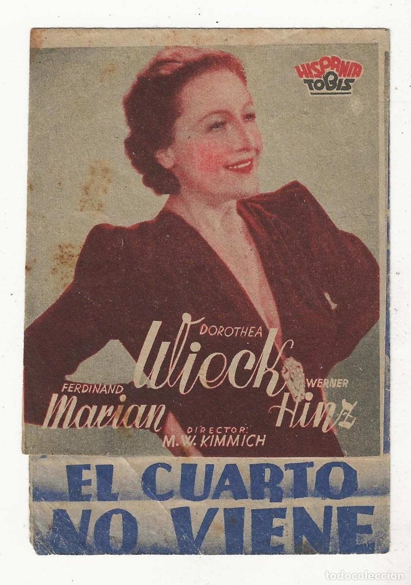 Cine: EL CUARTO NO VIENE - PROGRAMA DOBLE - CINE EXCELSIOR - Foto 1