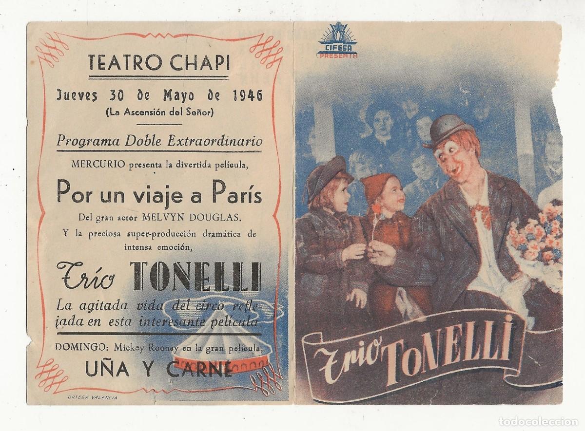 Cine: TRIO TONELLI - PROGRAMA DOBLE - TEATRO CHAPI - Foto 1