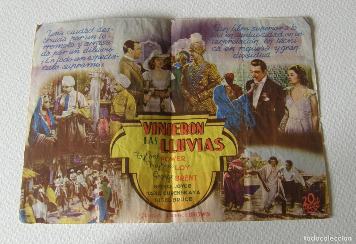 Cine: PROGRAMA DE CINE VINIERON LAS LLUVIAS - Foto 2