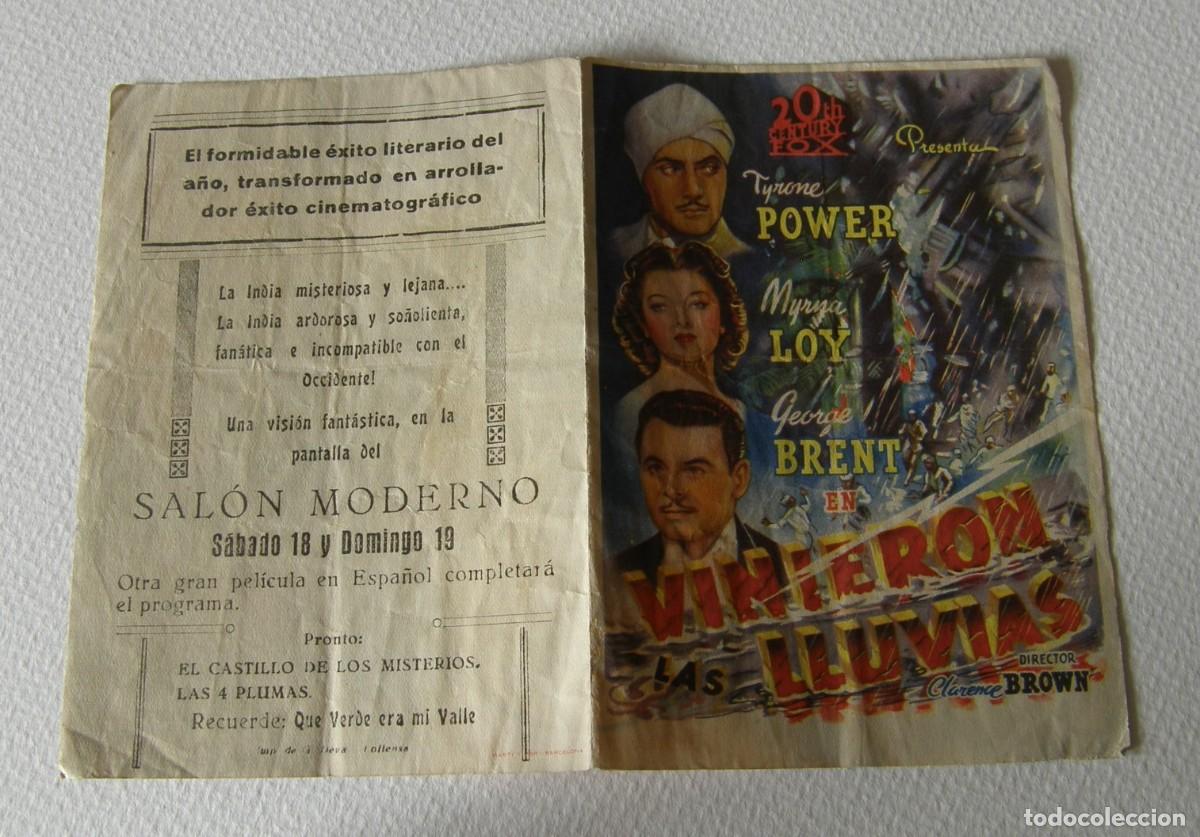 Cine: PROGRAMA DE CINE VINIERON LAS LLUVIAS - Foto 3