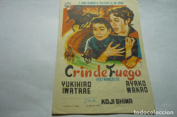 Flyers Publicitaires de films Anciens: programa crin de fuego .- publicidad