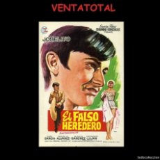 Cine: FOLLETO DE MANO ORIGINAL AÑO 1966 EL FALSO HEREDERO. Lote 371909511