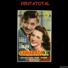 Cine: FOLLETO DE MANO ORIGINAL AÑO 1940 CAMARADA X
