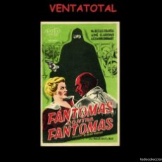 Cine: FOLLETO DE MANO ORIGINAL AÑO 1949 FANTOMAS CONTRA FANTOMAS. Lote 371912726