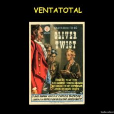 Cine: FOLLETO DE MANO ORIGINAL AÑO 1948 OLIVER TWIST. Lote 372139731