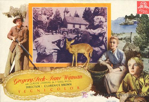 Cine: EL DESPERTAR PROGRAMA DOBLE MGM GREGORY PECK JANE WYMAN - Foto 2