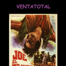 Cine: FOLLETO DE MANO ORIGINAL AÑO 1967 JOE EL IMPLACABLE. Lote 372488139