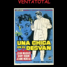 Cine: FOLLETO DE MANO ORIGINAL AÑO 1953 UNA CHICA EN EL DESVAN. Lote 372503189