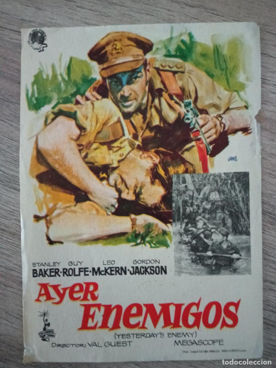 Cine: AYER ENEMIGOS, STANLEY BAKER - Foto 1