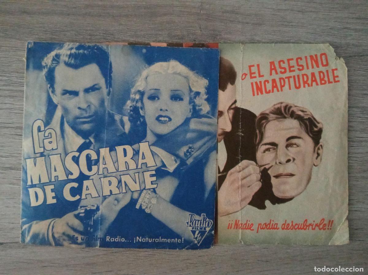 Cine: LA M&Aacute;SCARA DE CARNE, WALLACE FORD, TEATRAL ESTELLESA, ESTELLA, NAVARRA, 1938
