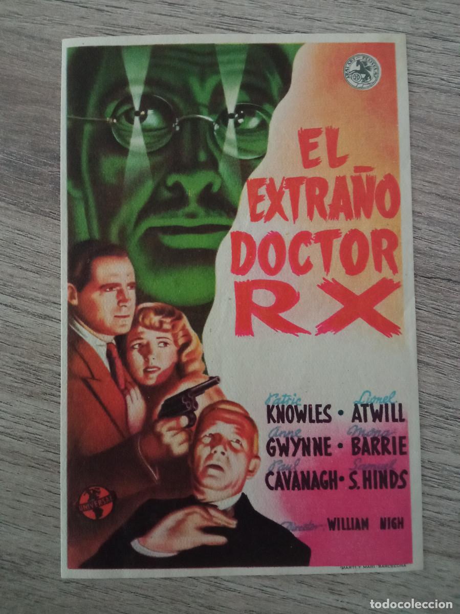 Cine: EL EXTRA&Ntilde;O DOCTOR RX, PATRICK KNOWLES - Foto 1