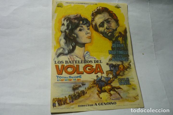 Cine: los bateleros del volga.- john derek - publicidad bartrina reus
