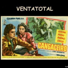 Cine: FOLLETO DE MANO ORIGINAL CON CINE AÑO 1956 CANGACEIRO. Lote 373785079