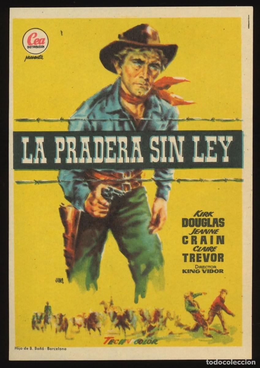 Cine: PRADERA SIN LEY / PROGRAMA DE CINE SIN PUBLICIDAD EN TRASERA (OESTE) - Foto 1