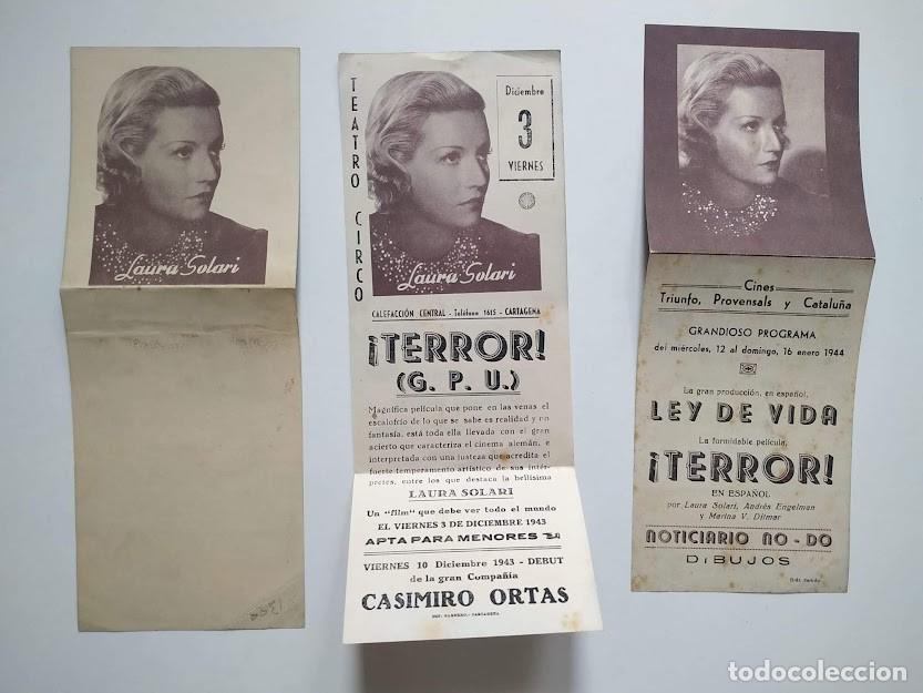 Cine: PTCC6 17 TERROR 3 PROGRAMAS DOBLES LAURA SOLARI UFA - Foto 1
