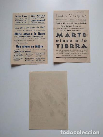 Cine: PTCC6 17 MARTE ATACA A LA TIERRA FLASH GORDON 3 PROGRAMAS BUSTER CRABBE - Foto 2