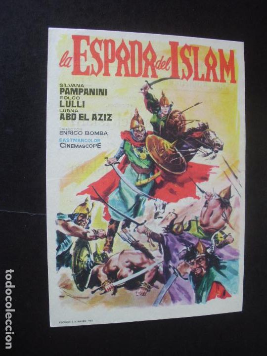 Cine: LA ESPADA DEL ISLAN PROGRAMA DE CINE CON PUBLICIDAD CINE AUDITORIUM JAEN - Foto 1