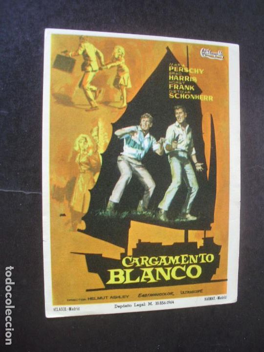 Kino: CARGAMENTO BLANCO PROGRAMA DE CINE CON PUBLICIDAD KURSAAL SAN SEBASTIAN