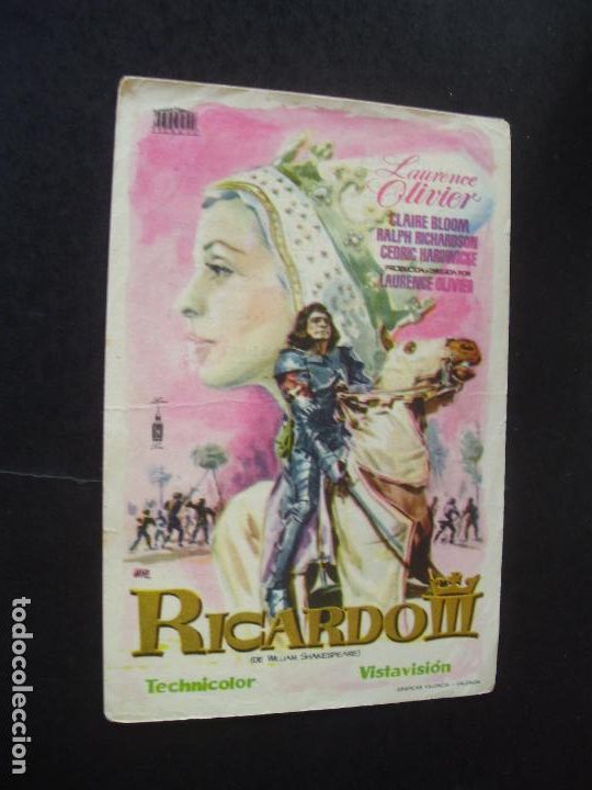 Cine: RICARDO III PROGRAMA DE CINE CON PUBLICIDAD CINES JAEN - Foto 1