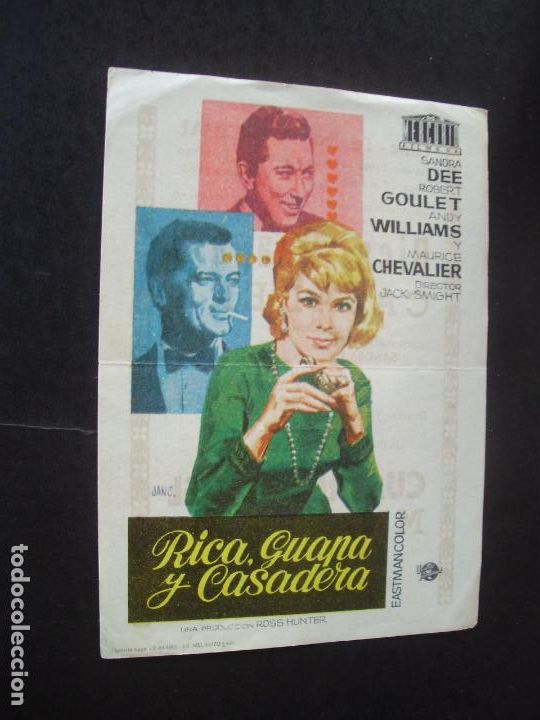 Kino: RICA GUAPA Y CASADERA PROGRAMA DE CINE CON PUBLICIDAD CINE TEATRO PRINCIPAL