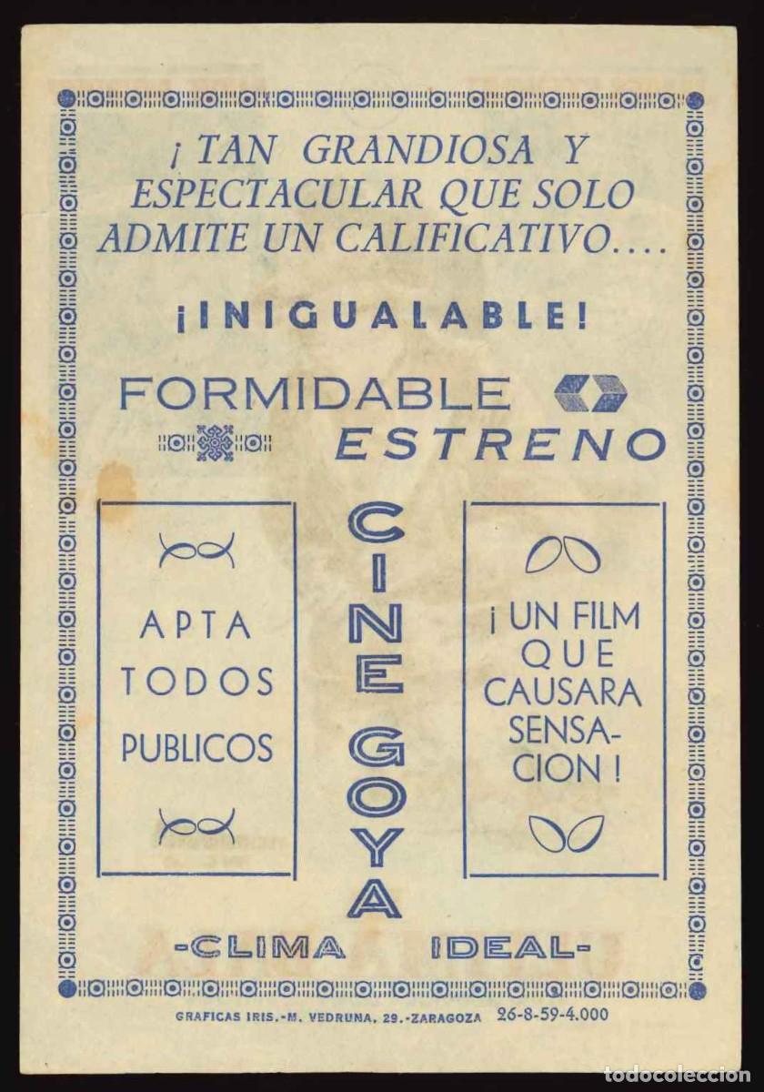 Cine: LA &Uacute;LTIMA BALA / PROGRAMA DE CINE CON PUBLICIDAD EN TRASERA (OESTE) - Foto 2