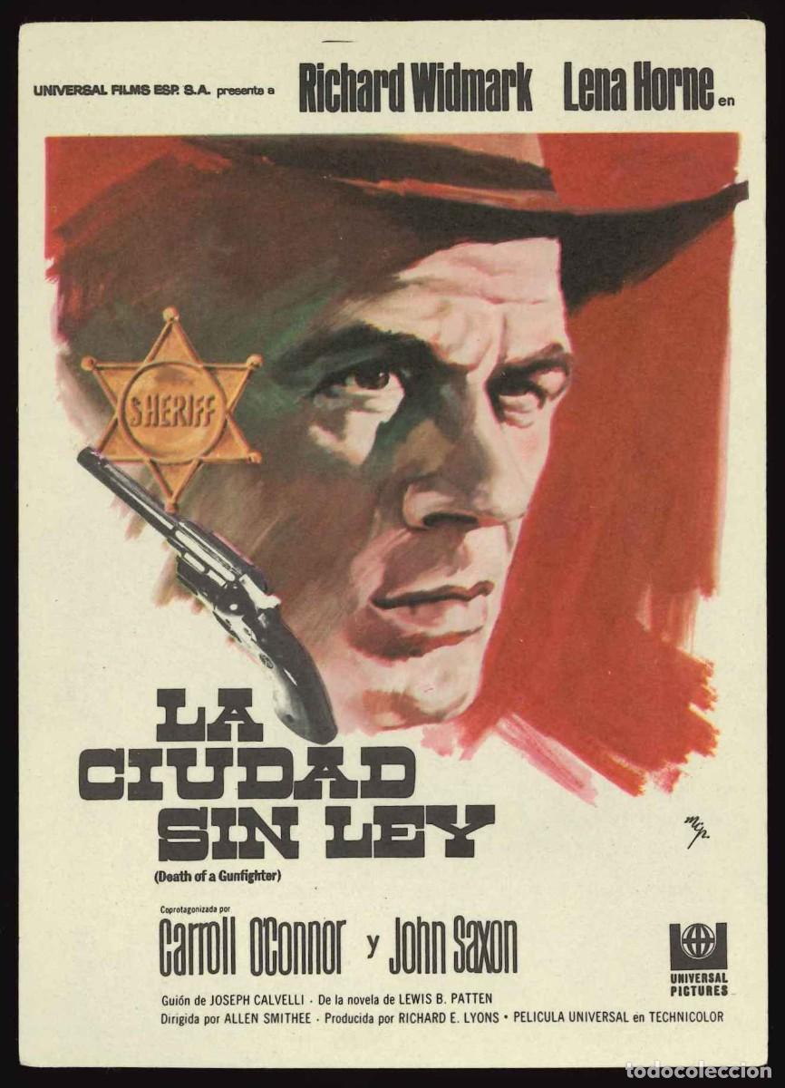Cine: LA CIUDAD SIN LEY / PROGRAMA DE CINE SIN PUBLICIDAD EN TRASERA (OESTE) - Foto 1