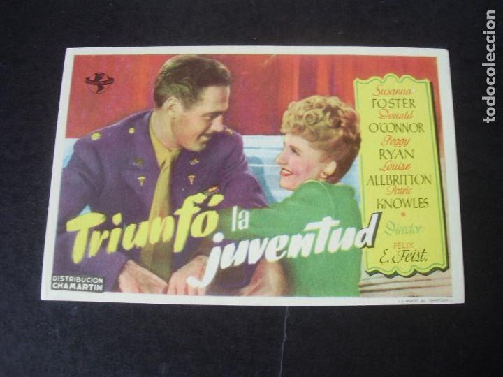 Cine: TRIUNF&Oacute; LA JUVENTUD PROGRAMA DE CINE CON PUBLICIDAD CINE CORDON - Foto 1