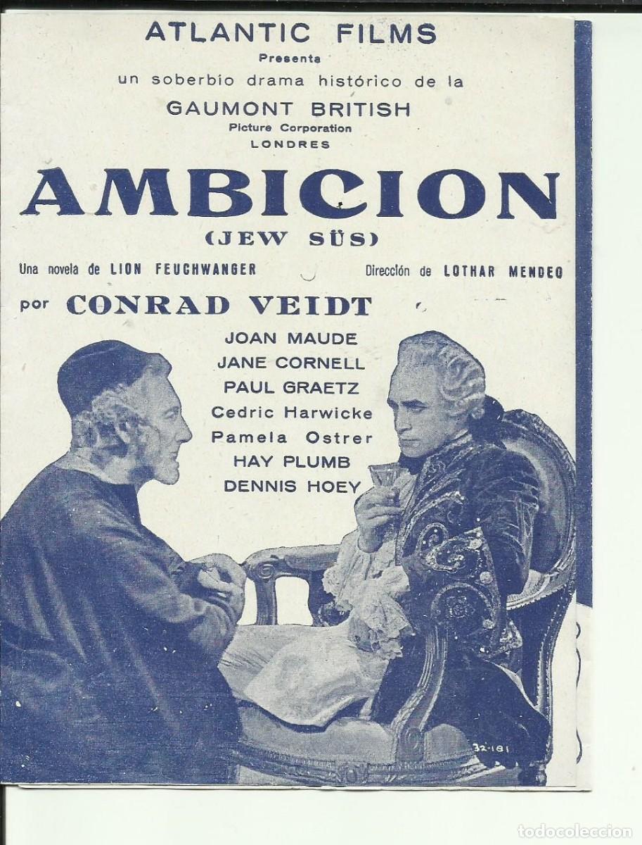 Cine: PTCC2 12 AMBICION PROGRAMA TRIPLE ATLANTIC CONRAD VEIDT - Foto 1