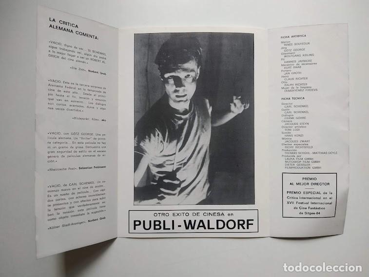 Cine: PTCC6 41 VACIO PROGRAMA DOBLE CATALONIA CARL SCHENKEL - Foto 3