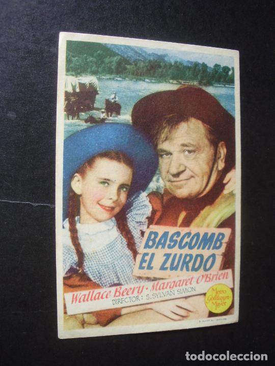 Cine: BASCOMB EL ZURDO PROGRAMA DE CINE CON PUBLICIDAD CAPITOLIO METROPOLI - Foto 1