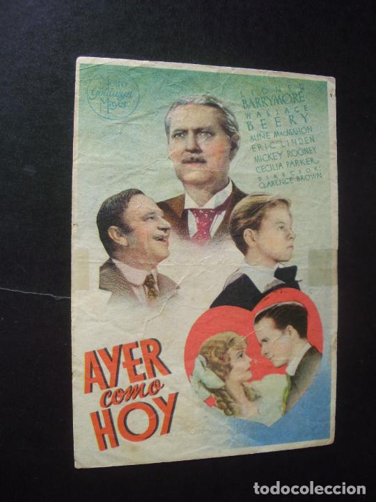 Cine: AYER COMO HOY PROGRAMA DE CINE CON PUBLICIDAD CINEMA LA RAMBLA - Foto 1