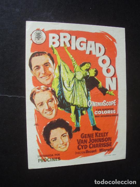 Cine: BRIGADOON PROGRAMA DE CINE CON PUBLICIDAD CINE SPRING BARCELONA - Foto 1