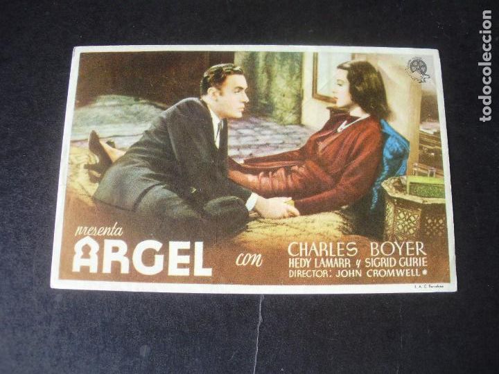 Cine: ARGEL PROGRAMA DE CINE CON PUBLICIDAD TEATRO PRINCIPAL TOLEDO - Foto 1