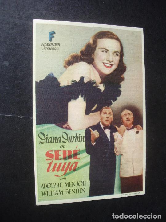 Cine: SER&Eacute; TUYA PROGRAMA DE CINE CON PUBLICIDAD CINE GRANADA GRANADA - Foto 1