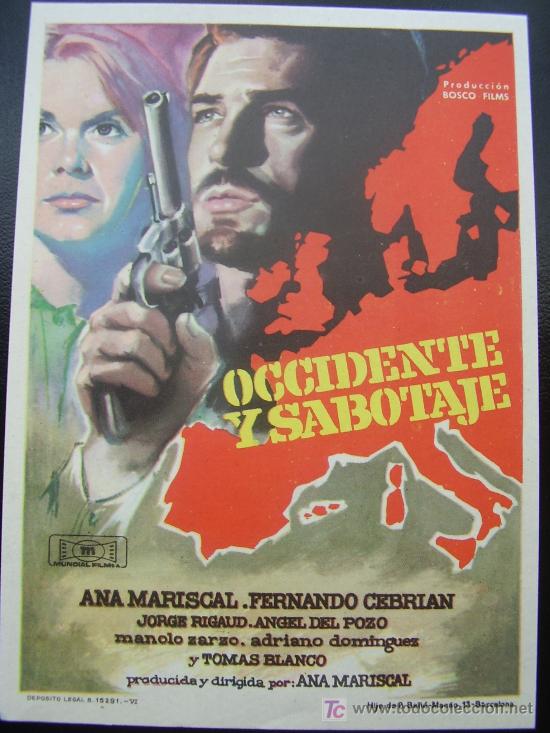 Cine: OCCIDENTE Y SABOTAJE - Foto 1