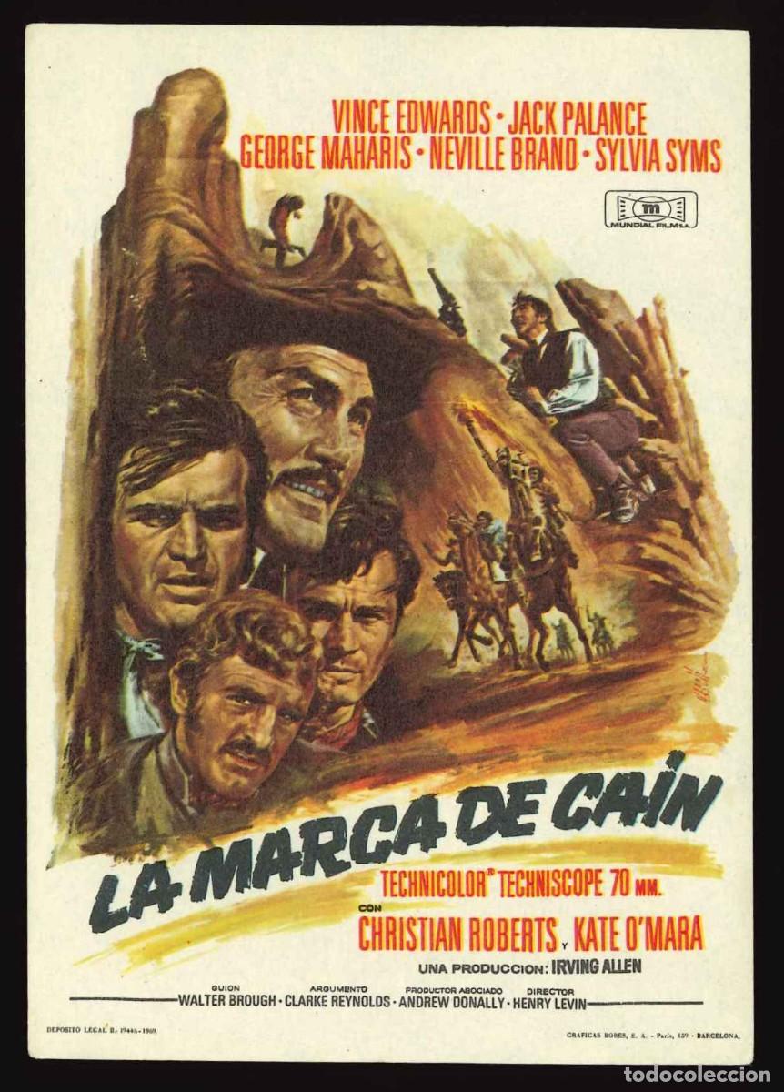 Cine: LA MARCA DE CA&Iacute;N / PROGRAMA DE CINE SIN PUBLICIDAD EN TRASERA (OESTE) - Foto 1