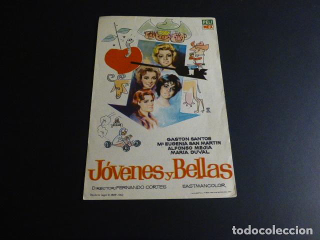 Cine: JOVENES Y BELLAS PROGRAMA DE MANO CON PUBLICIDAD CINE TARRAGONA - Foto 1
