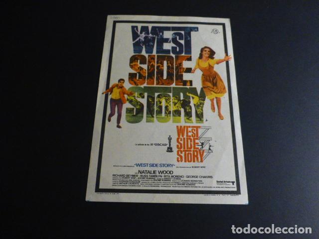 Cine: WEST SIDE STORY PROGRAMA DE MANO SIN PUBLICIDAD - Foto 1