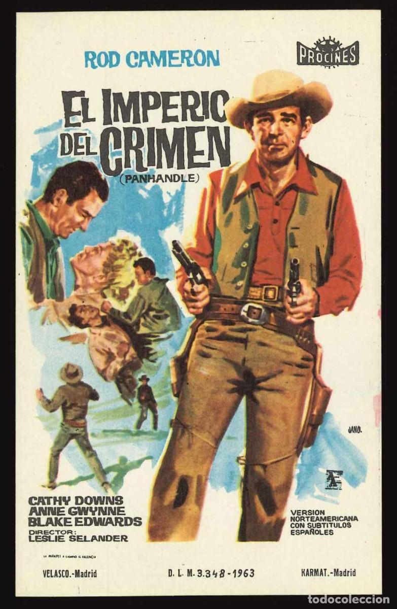 Cine: EL IMPERIO DEL CRIMEN / PROGRAMA DE CINE SIN PUBLICIDAD EN TRASERA (OESTE) - Foto 1