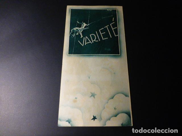 Cine: VARIET&Eacute; PROGRAMA DE MANO A&Ntilde;OS 30 FOLLETO - Foto 3