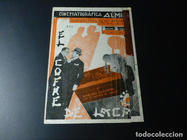 Cine: EL COFRE DE LACA PROGRAMA DE MANO DOBLE SIN PUBLICIDAD - Foto 1