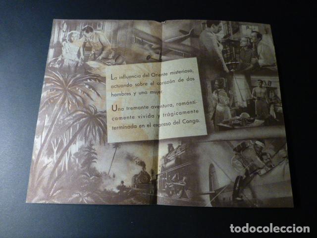 Cine: EL EXPRESO DEL CONGO PROGRAMA DE MANO DOBLE SIN PUBLICIDAD - Foto 2