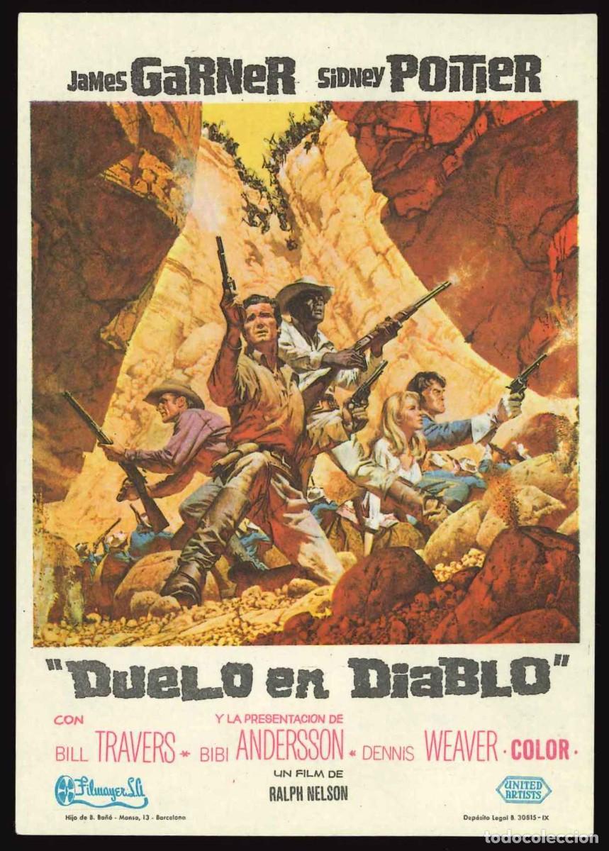 Cine: DUELO EN DIABLO / PROGRAMA DE CINE SIN PUBLICIDAD EN TRASERA (OESTE) - Foto 1
