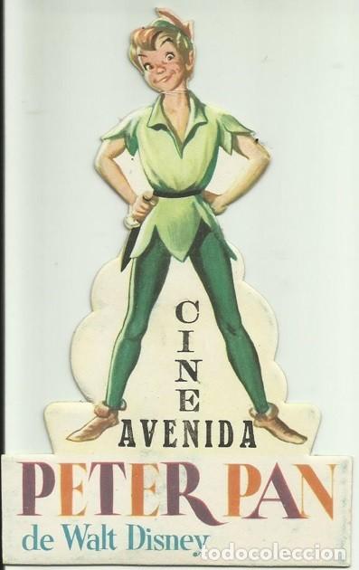 Cine: PTCC6 54 PETER PAN PROGRAMA TROQUELADO CARTON WALT DISNEY - Foto 1