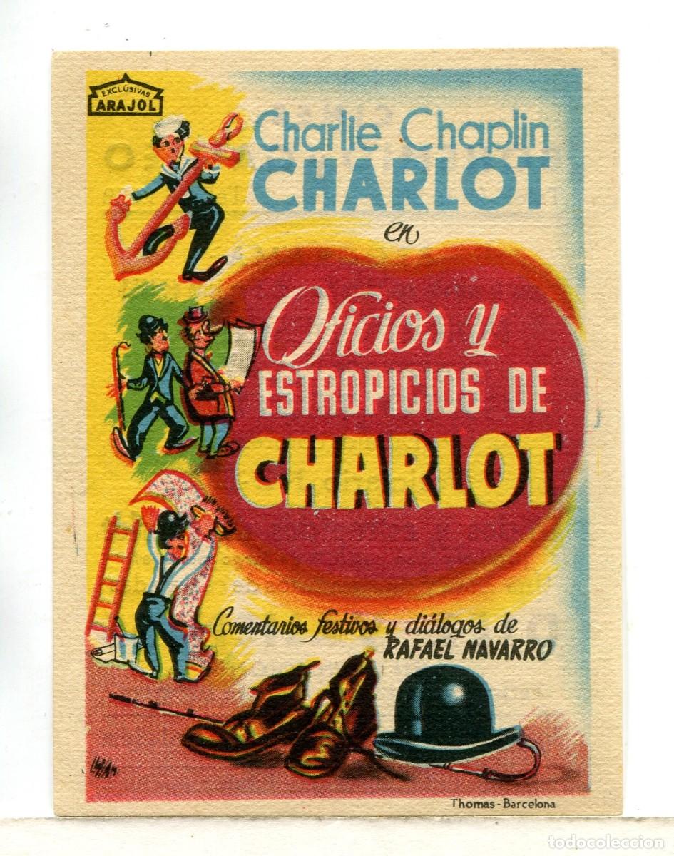 Cine: OFICIOS Y ESTROPICIOS DE CHARLOT, con Charles Chaplin. - Foto 1