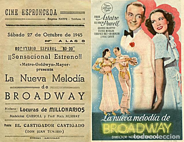 Cine: Programa de mano Cine Espronceda. Almendralejo (Badajoz) - Foto 1