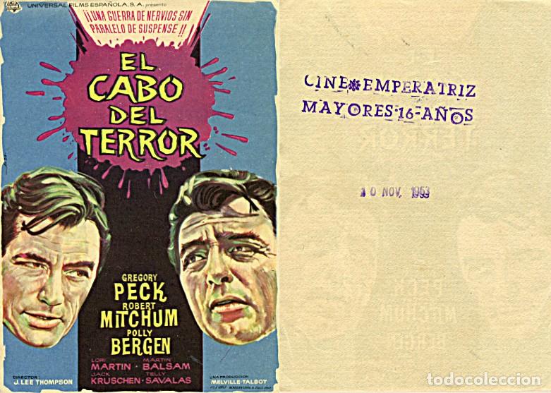 Cine: Programa de mano Cine Emperatriz. Montijo (Badajoz) - Foto 1