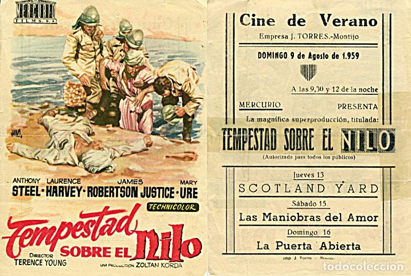 Cine: Programa de mano Cine de Verano. Montijo (Badajoz) - Foto 1