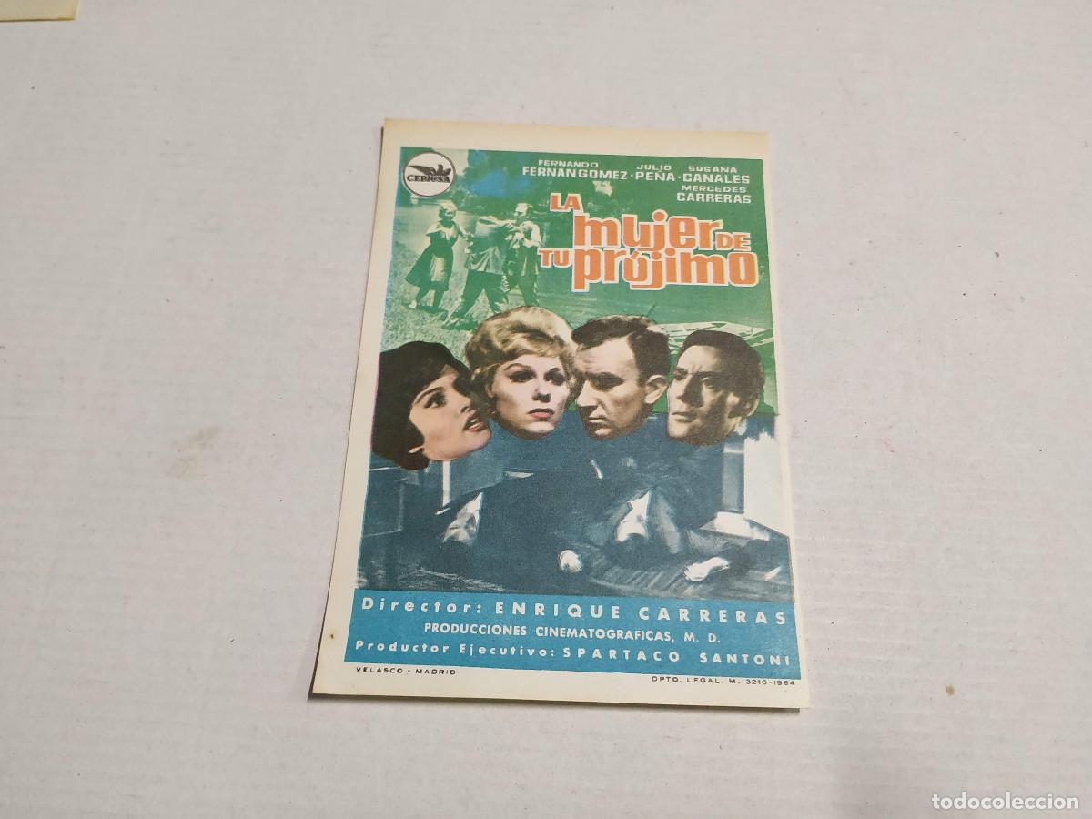 Cine: PROGRAMA LA MUJER DE TU PR&Oacute;JIMO - SIN PUBLICIDAD - Foto 1
